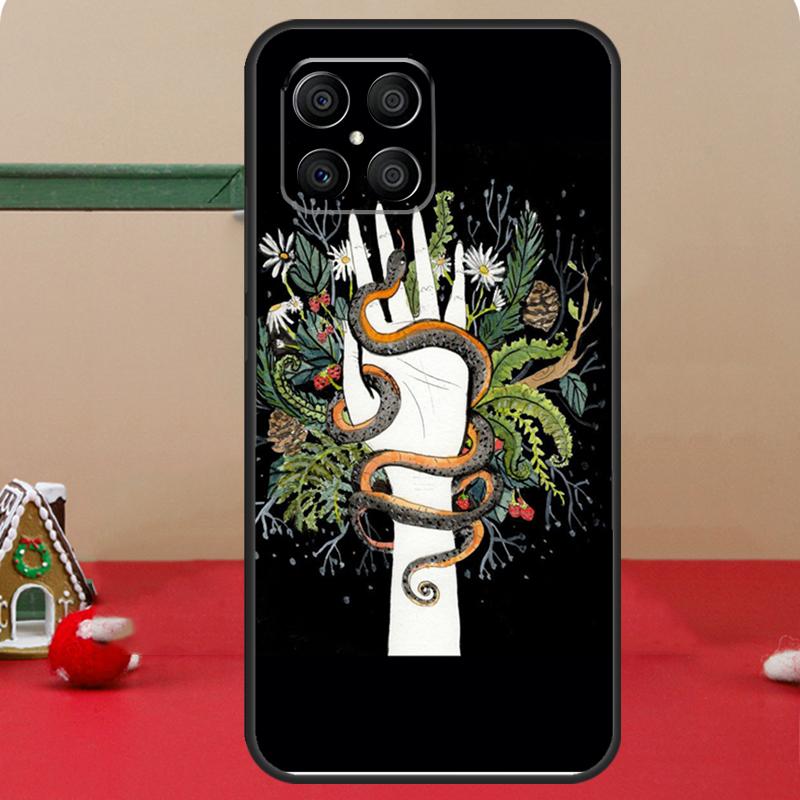 Hand Snake Case For Honor Magic 8 7 6 Pro Honor 200 400 70 90 Lite X8c X8b X9a X9b X9c X9d Win RT Coque