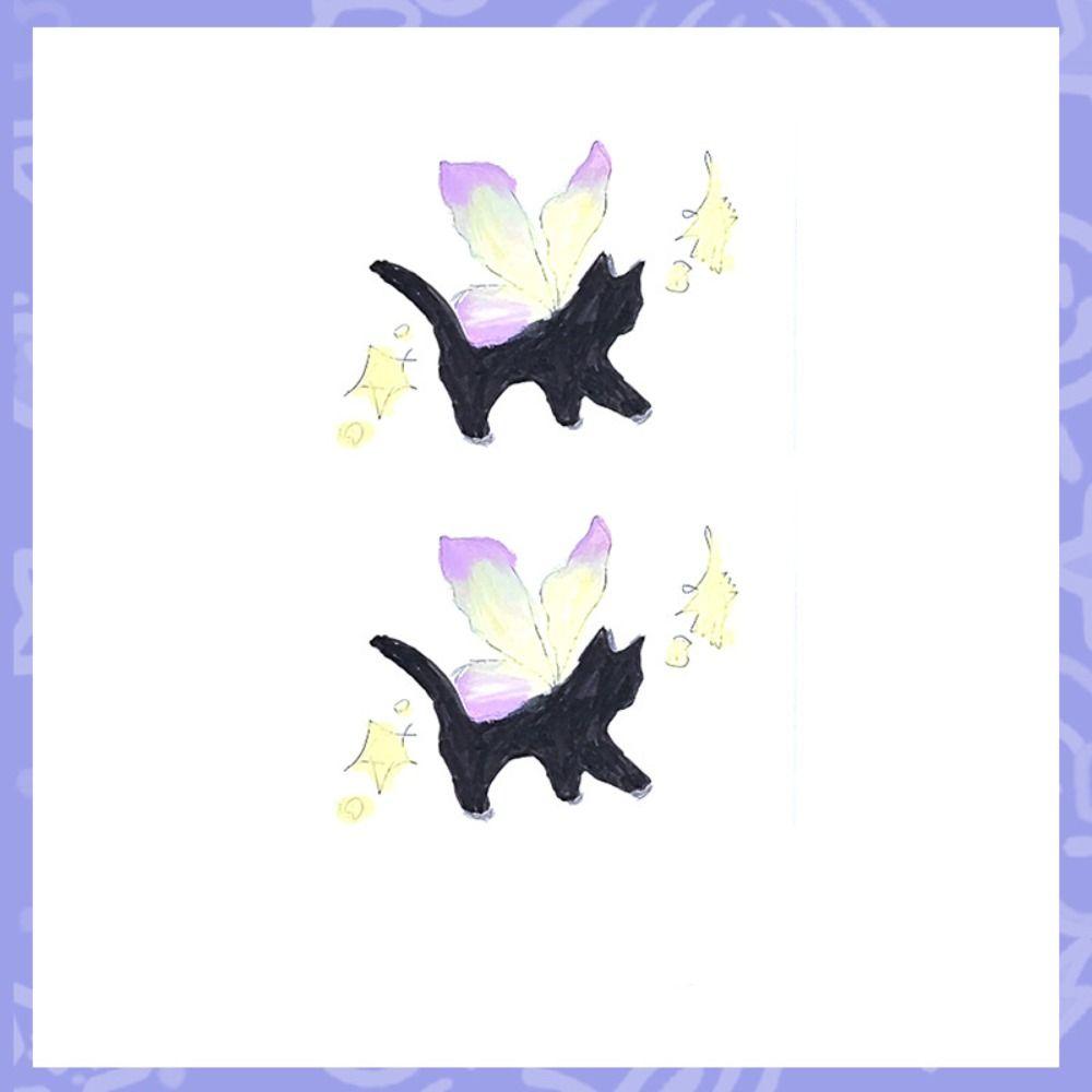 

Face Decal Face Tattoo Butterfly Tattoo Sticker Natural Makeup Face Stickers Women 10