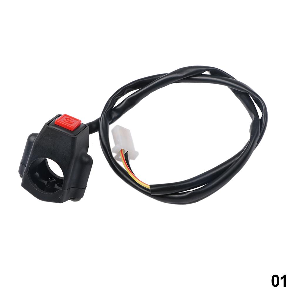 

22 мм прочный квадроцикл для мотоцикла, двойной спортивный квадроцикл, звуковой сигнал, кнопка выключения и остановки, аксессуары для мотоциклов, переключатели на ручке управления