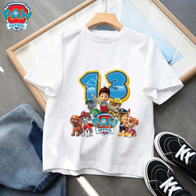Front and back double prints, Easter, girls, rainbow and cartoon leopard print rabbit prints casual round neck versatile T-shirt