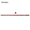 Red Round Wooden Bamboo Joint Walking Stick Decorative Cospaly Party Wood Walking Cane Halloween Mace Wand Crosier 89cm