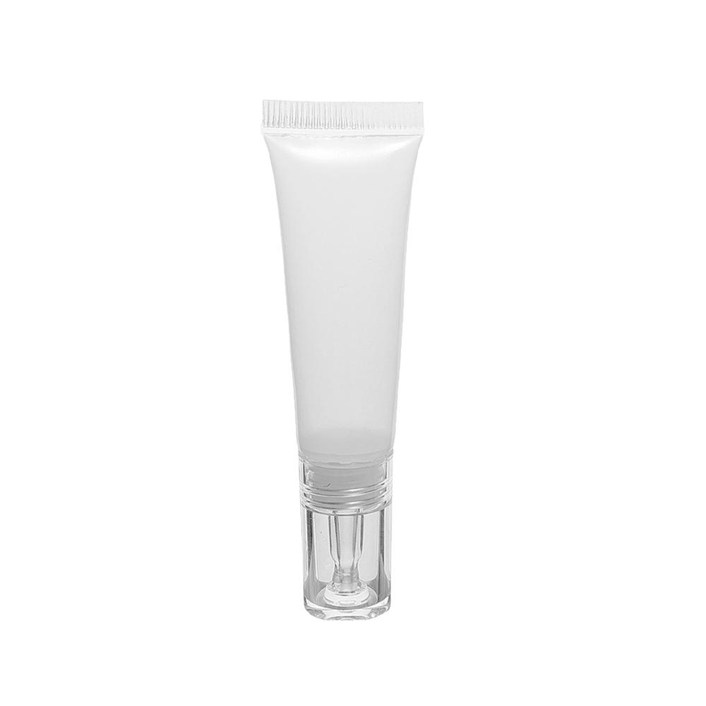 10-1pcs Cosmetic Soft Refillable Bottle Portable Travel Cream Packaging Accessories Plastic Liquid Foundation Empty Container 10ml