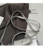 Women's 2024 Silver Textured Dumpling Shoulder Bag - Versatile Summer Crossbody Handbag
