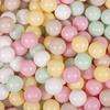 KiddyMoon 200 Balls/7cm-2.75in Soft Plastic Play Balls for Children, Pastel Beige/pastel Yellow/white/mint/powder Pink