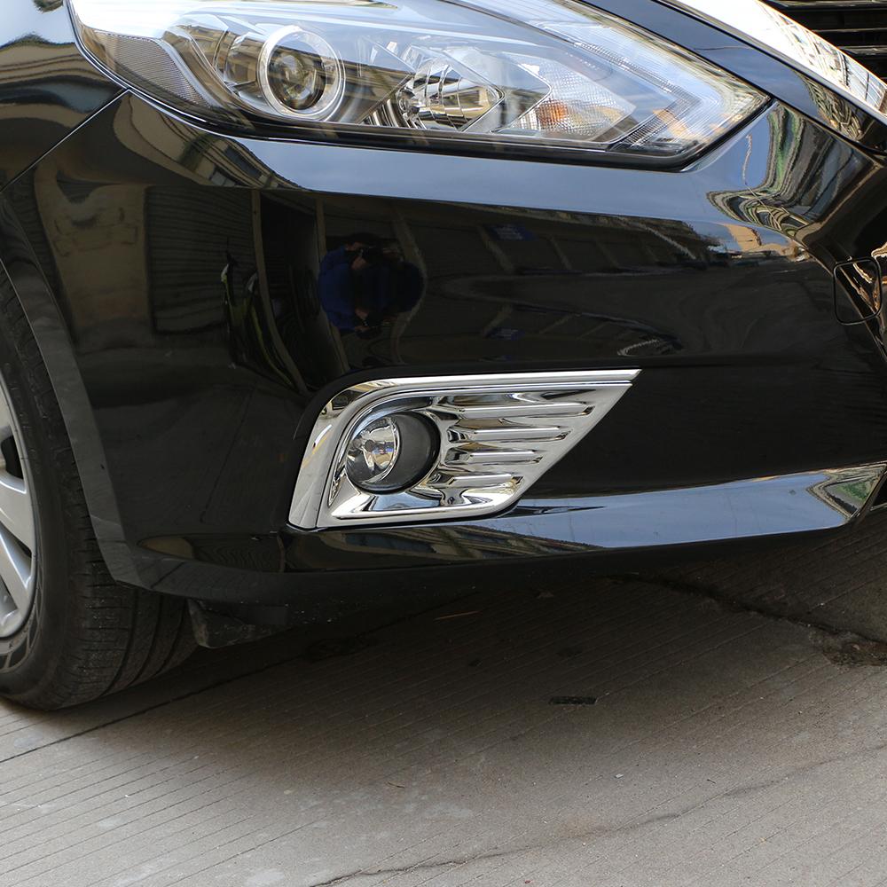 Front Bumper Fog Light Cover Fog Lamp Cap for Nissan Teana Altima L33 2016 2017 2018 Foglight Shell Hood Decoration