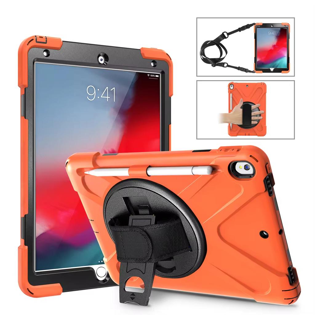 For iPad Pro10.5 Case Rugged Hybrid Armor Case Kickstand Shell Pencil Holder Tablet Cover for iPad Pro10.5