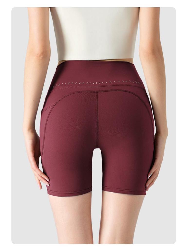 Women's High Waist Tummy Control Yoga Shorts - Fitness, Pilates, Running Capri Pants