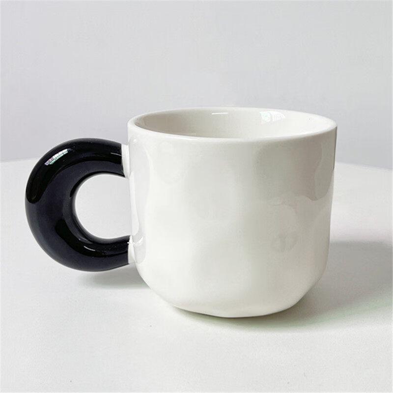 ZISIZ Cream Style Ceramic Tea Mug