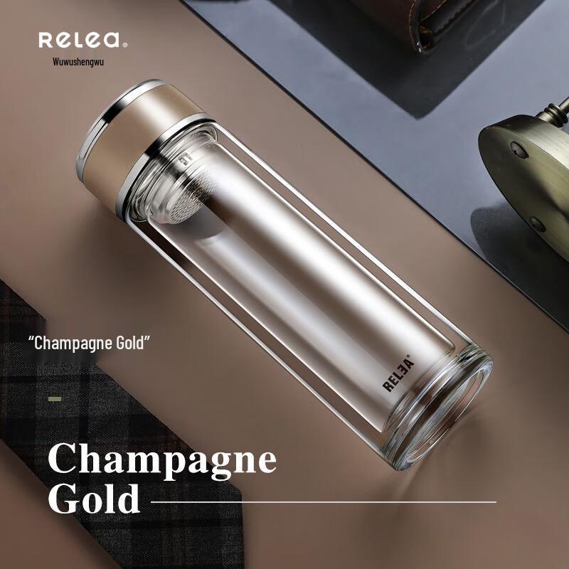 Wushengwu Mingjue Double Wall Glass Tea Cup