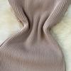 Summer Women Elegant Sleeveless Hollow Out Office Work Midi Knitted Sweater Pullover Sheath Dresses For Ladies
