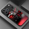Neon Red Sports Car Print mobile phones Glass phone case for iphone 17 pro max cover for iPhone 17 16 15 14 13 12 11pm Pro Plus