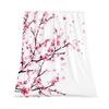 Pink Cherry Blossom Blanket Flower Flower Blanket Ladies Flannel Bed Sofa Soft Nap Blanket