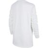 Nike Sportbekleidung Uni-Logo Langarm T-Shirt Kinder Oberteile Weiß FJ2958-100