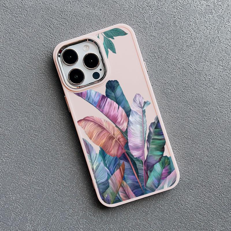 Flower Luxury Silicone Phone Case For  iphone 13 12 Pro Max 15 7 8 plus X XR XS 11 14 Pro Max Shockproof Soft Shell Cover Fundas