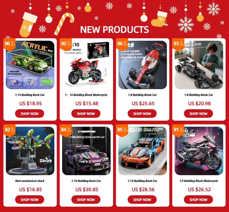 ToylinX Technical Super Racing Car 456PCS Model Building Blocks Automobile Pull Back DIY Vehicle Children Construction Toys