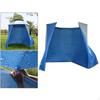 Cloth Outdoor Fishing Umbrella 4.8m Folding Short Beach Shelter Shade Apron Sun Windproof Awning