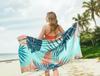 Colorful Leaves pattern Beach Towel for Family stuffs friends Gifts Quick-Dry For Bath Yoga Tourism Beach GYM Camping Swimming