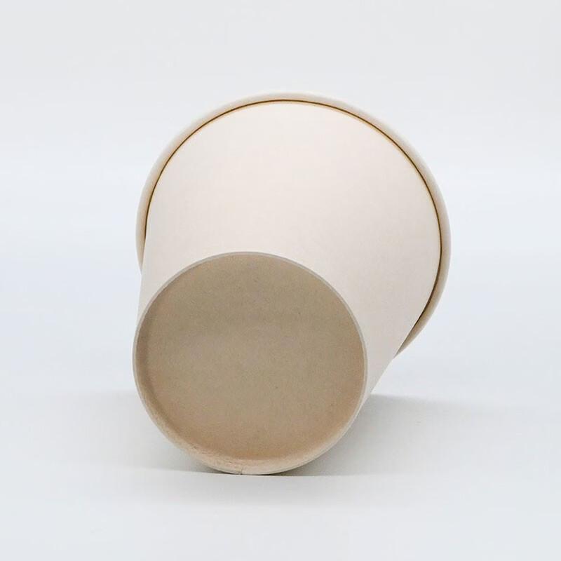 MIAOJIE Thickened Bamboo-Colored Disposable Paper Cups