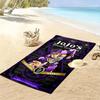 JoJo's Bizarre Adventure: Stardust Crusaders Beach Towel Outdoor Camping Portable for Travel Seaside Outdoor Pool Towel Absorbent Bath Towel Fashion