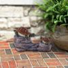 Turtle Garden Statue Yard Ornament Tortoise Creative Micro Landscape Decor Flower Pot for