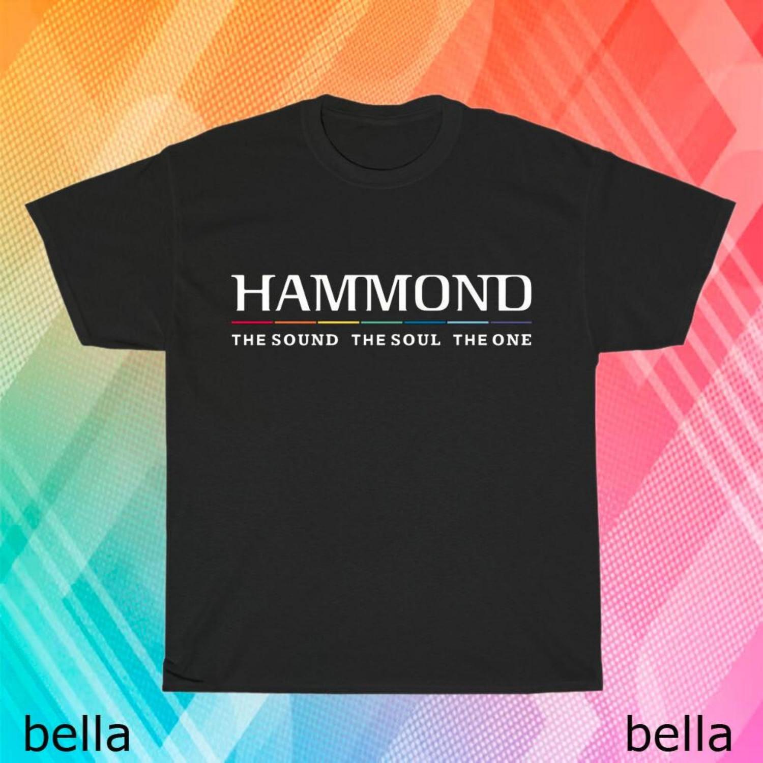New Hammond Organ Logo T-Shirt Funny Size S To 5XL Unisex T-Shirt S чёрный