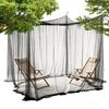 Summer Outdoor Camping Mosquito Net Easy Installation Corner Mounting Portable Netting Travel Mesh Bed Curtain Net