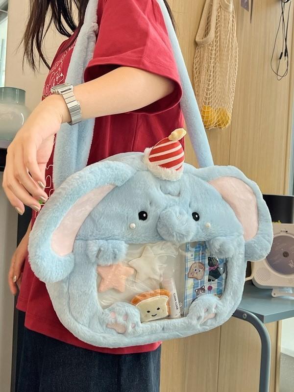 Miku Hatsune Itabag Stitch Capybara Cartoon Plush Backpack Girl Travel And Gift
