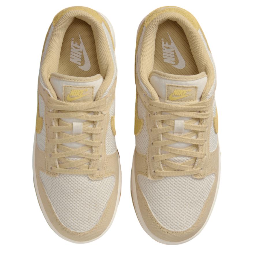 Nike Dunk Low Next Nature SE Team Gold Pale Ivory Women Sneakers Cream Gum-Yellow Soft-Yellow HJ5864-700