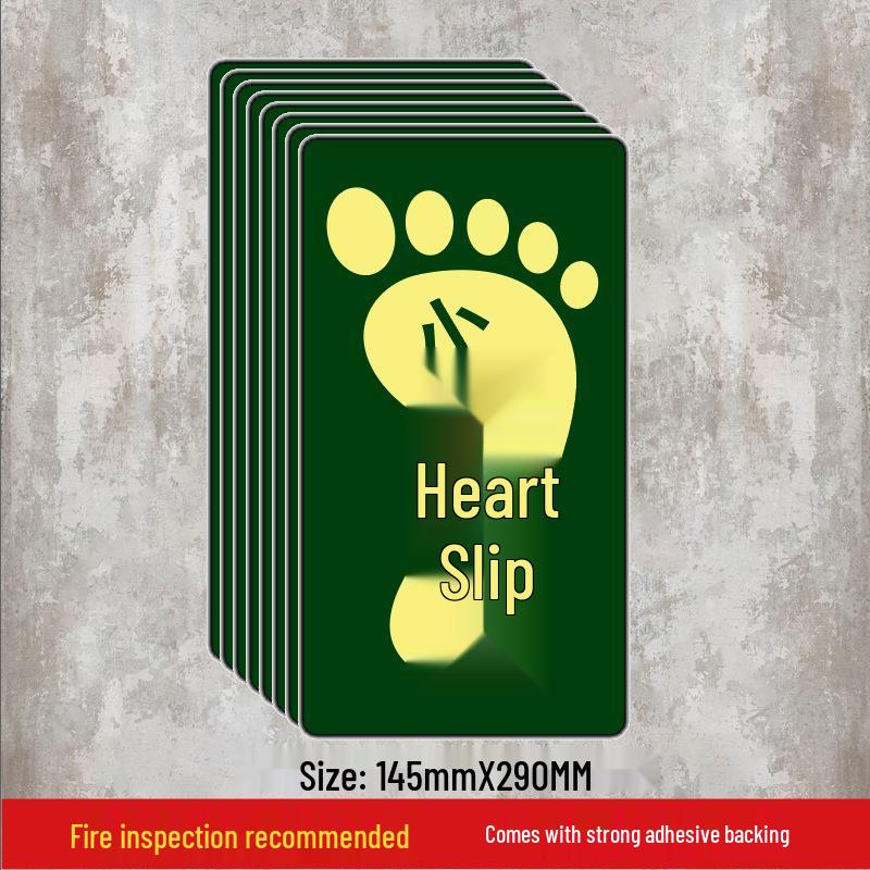 Luminous Self-Adhesive Floor Sticker for Fire Exit and Evacuation Pathway
