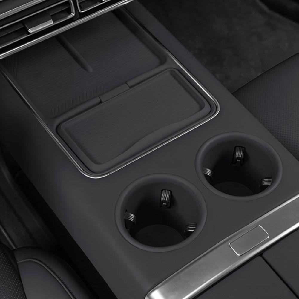 For Lixiang L7L8L9 Car Wireless Silicone Padding Holder Console Storage Auto Anti Organizer Box Accessories Box Slip Pad Ce Y0G4