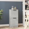 VidaXL Buffet Sideboard Storage Cabinet Home Organizer Living Room Furniture Interior Concrete Grey 30x30x70 Cm 811177