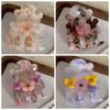Crystal Small Acetate Hair Claw Acetic Acid Zircon Hairgrip Ins Flower Hair Clip  Party