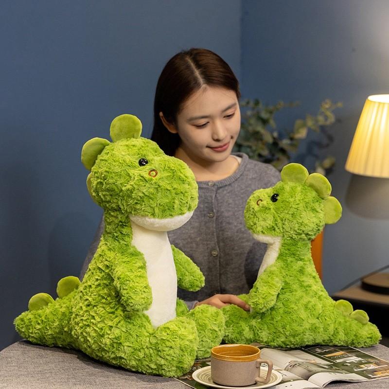 Cartoon Avocado Dinosaur Doll Plush Toy Cute Dragon Childrens Doll Companion