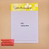 18K Letter Paper Grid & Double/Single Line Retro Stationery Calligraphy Practice Pad