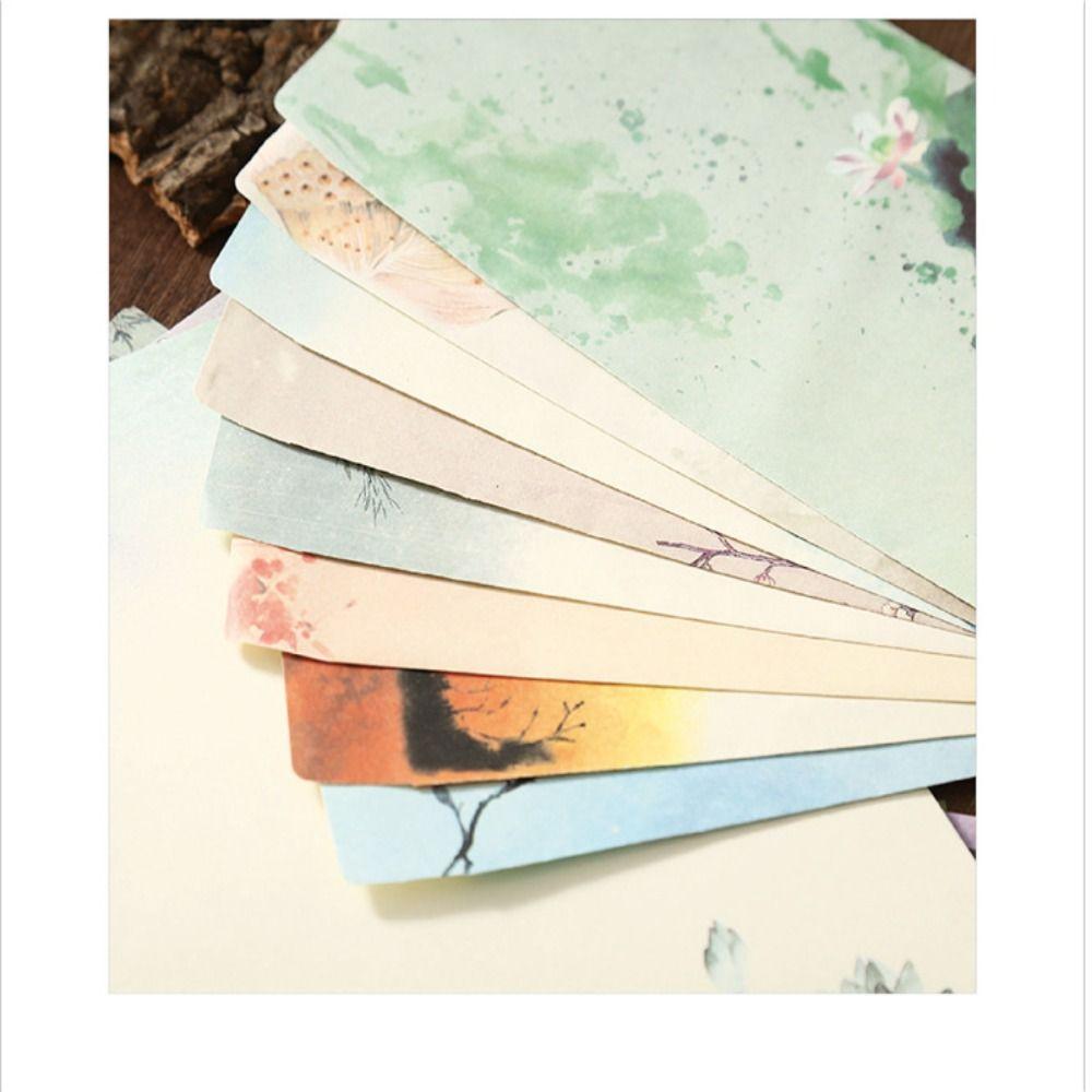 Sada dopisního papíru a obálek v čínském stylu A4 Psací papír Tisk Papír na psací potřeby Kancelář