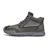 Handgefertigte Outdoor Herrenstiefel Spaltleder Herbst Knöchel-Sneakers Übergröße 38-46 Freizeit-Schuhwerk für Männer Hombres Botas