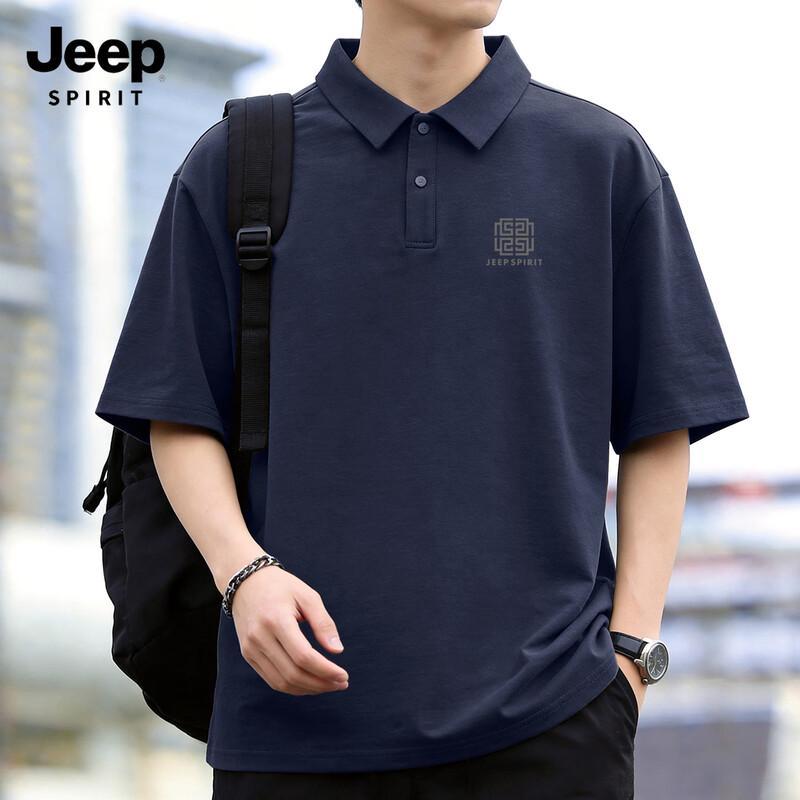 

JEEP SPIRIT Men s Quick-Dry Ice Silk Polo T-Shirt 2XL