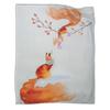 Orange Fox Soft Throw Blanket All Size Lightweight Flannel Blanket for Couch Bed Sofa Travel for Teen Adults Animal Blanket,gift