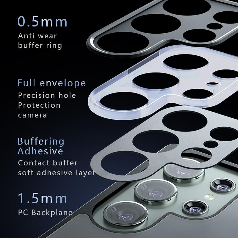 For Samsung Galaxy S24 S23 S22 FE Plus Ultra Matte Anti Fingerprint Shockproof TPU Magnetic Case Anti-drop Non Yellowing Back Cover Casing Shell