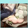 Adorable Pink Rabbit Flower Plush Pillow Soft Toy For Office Seat Cushion And Tatami Mat
