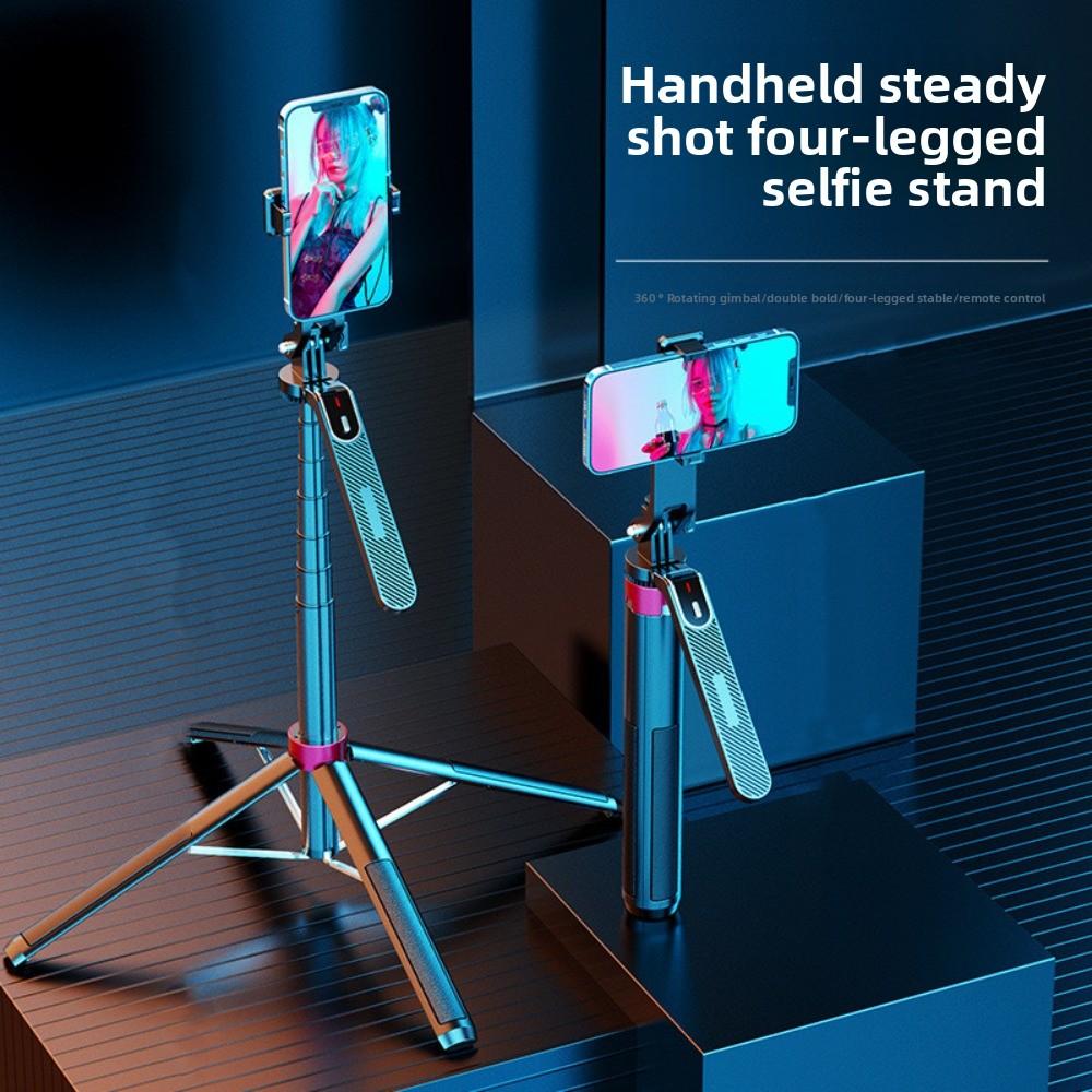 1.8m Bluetooth Selfie Stick Four Legged Selfie Stick Stand Telescopic Selfie Stick  Home