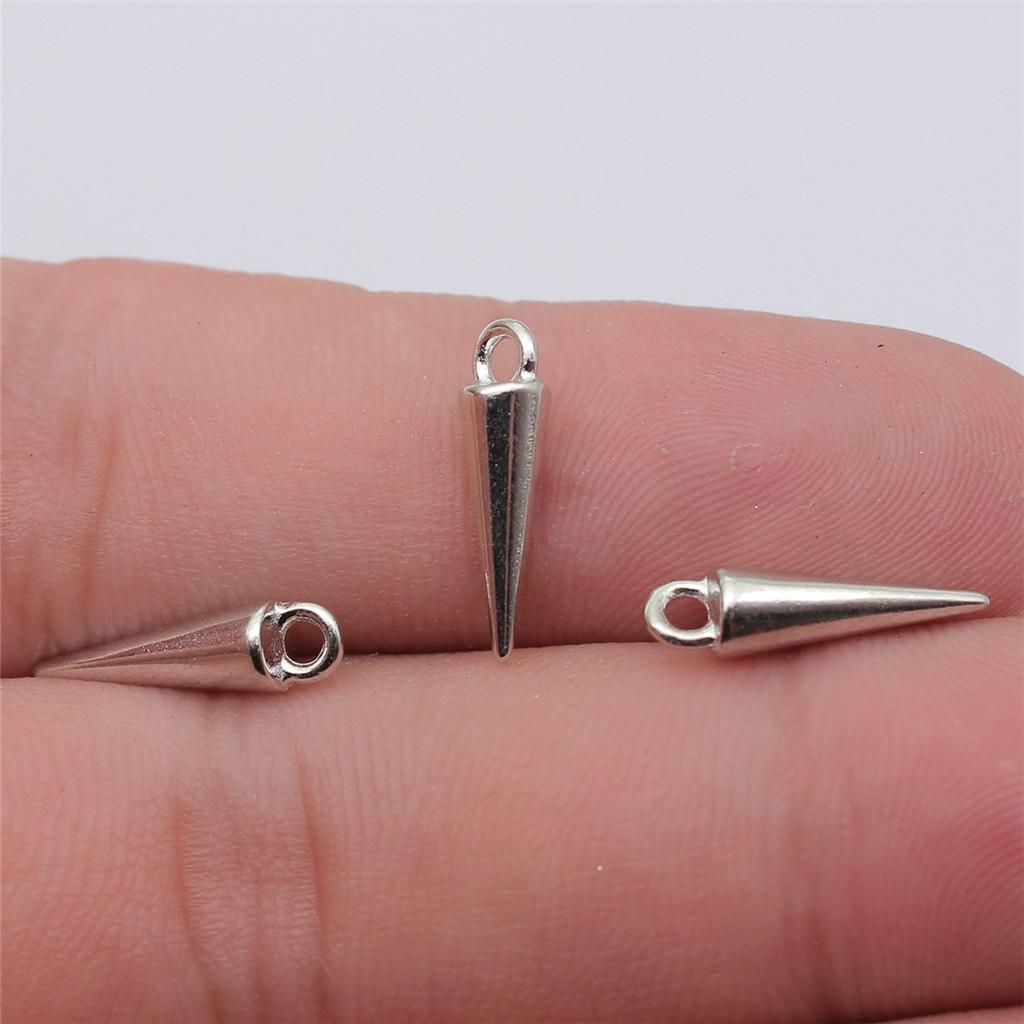 Accessories Parts Cone Shape Pendant End Beads Vintage Jewelry Supplies SA051