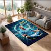 Erling Haaland Printed Crystal Velvet Rug Non‑Slip Crystal Velvet Carpet For Sofa Bedroom Indoor Home Decoration