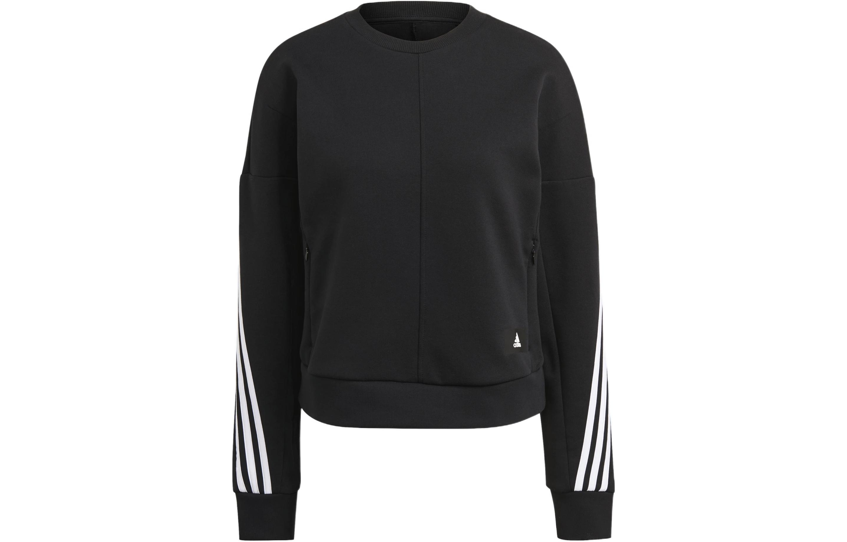 Adidas Sweatshirts Women s Black Crew Neck Moderate Other GL0343 S