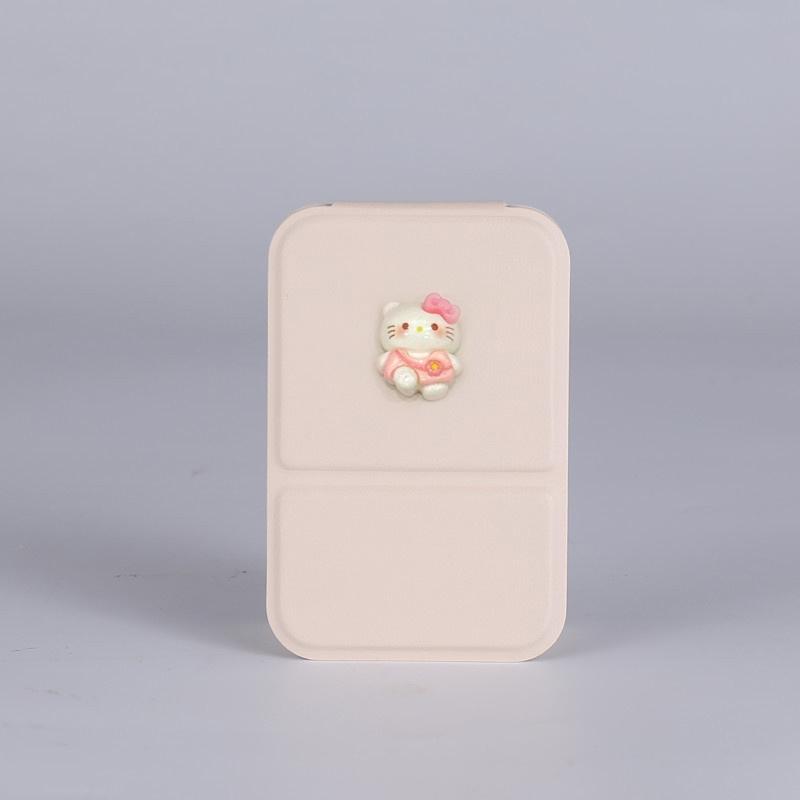 

Кавайный Sanrio Hello Kitty Зеркало Студенческое Настольное Складное Удобное Аниме Макияж Карманное Зеркало Игрушки Подарки для Девочек Регулируемый Угол белый