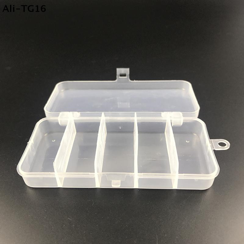 Waterproof Bait Box 5 Compartments Fishing Gear Accessories Hook Storage Box, Plastic Bait Box