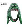 Immersive Ghost Masque Latex Hood Halloween Masque, Spooky Frog Full Head Adult for Halloween, Masquerade Party, Cosplay Costume, Role Playing