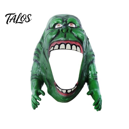 Immersive Ghost Masque Latex Hood Halloween Masque, Spooky Frog Full Head Adult for Halloween, Masquerade Party, Cosplay Costume, Role Playing