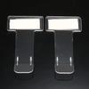 2PCS Transparent Car Parking Ticket And Receipt Card Holder Clip Universal Vehicle Windscreen Sticker Plastic Car Accessories