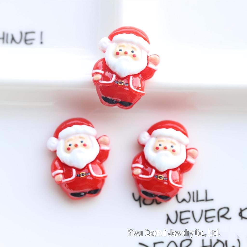 DIY Harz Weihnachtsanhänger: Weihnachtsmann & Schneemann Set